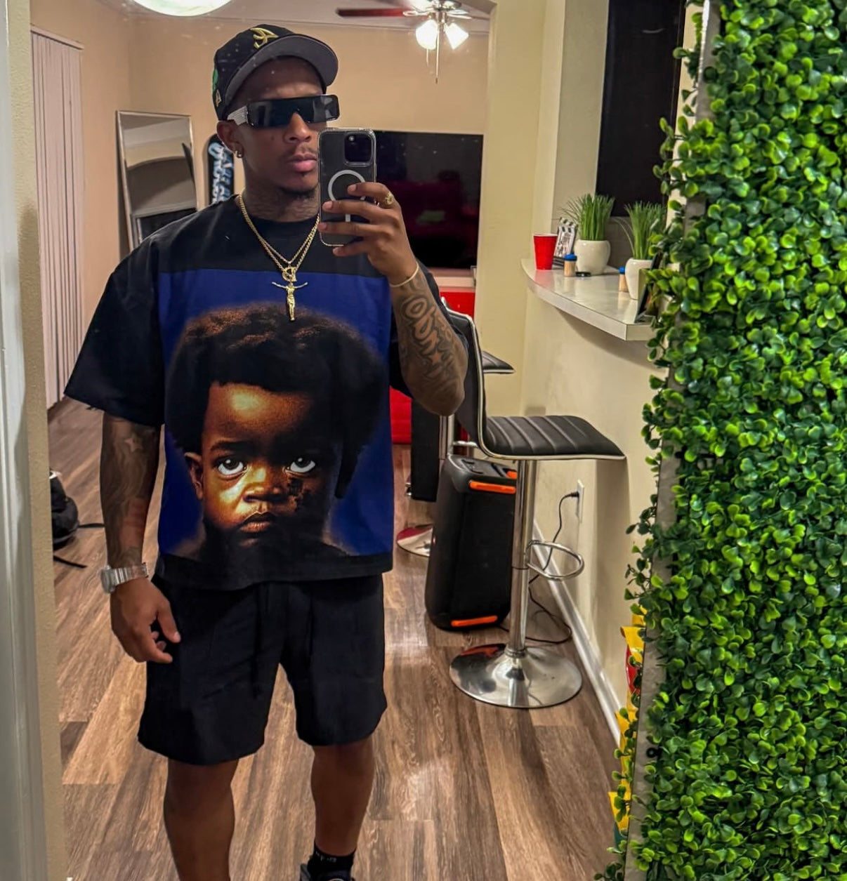 MISSING PERSON TEE(BLK)